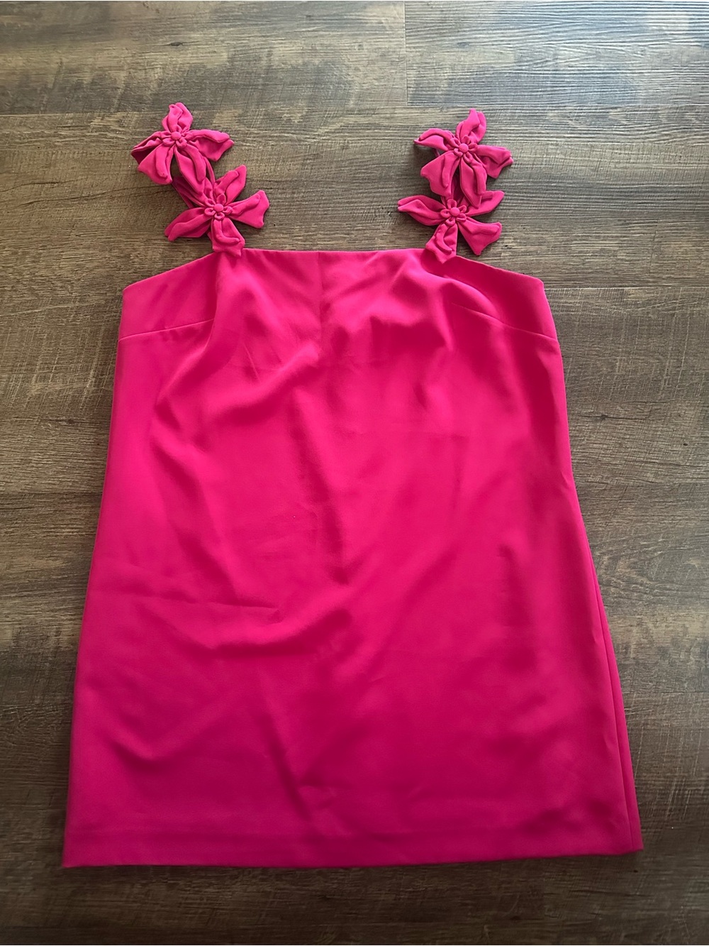 Women’s Hot Pink Flower-Detail Casual Sundress - Antonio Melani